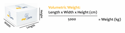 Volumetric weight