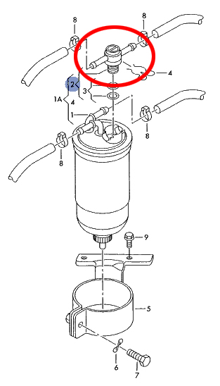 Fuel Filter Valve - VW Group