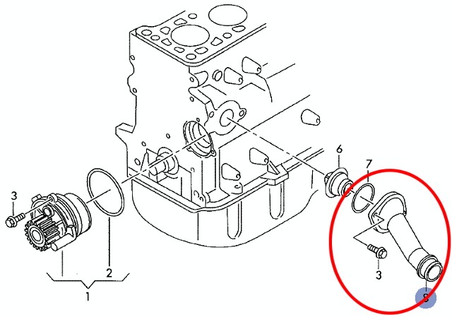 Coolant Flange